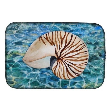 Carolines Treasures Carolines Treasures BB5368DDM Sea Shell & Water Dish Drying Mat BB5368DDM